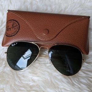 RayBan Original Aviator Polarized Sunglasses